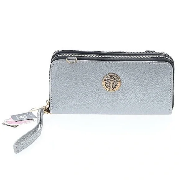 Beverly Hills Polo Club Crossbody Bag Wristlet Wallet - Wear 3 Ways - Picture 3 of 13